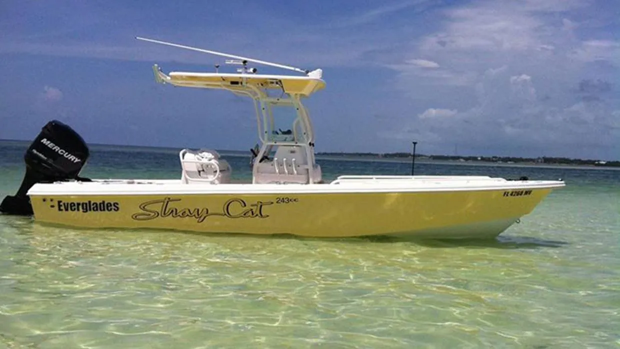 A boat operated by Stray Cat Fishing Charters